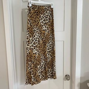 CJLA “Brooklyn" Skirt, Leopard Print Size M